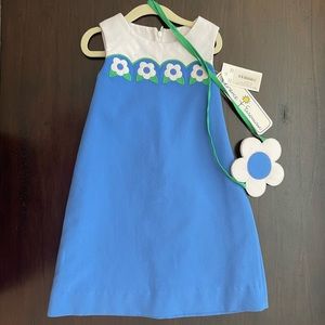 Florence Eiseman dress with purse